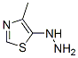 Thiazole, 5-hydrazinyl-4-methyl-Structure,933754-68-8Structure Thiazole, 5-hydrazinyl-4-methyl- Structure,933754-68-8Structure
