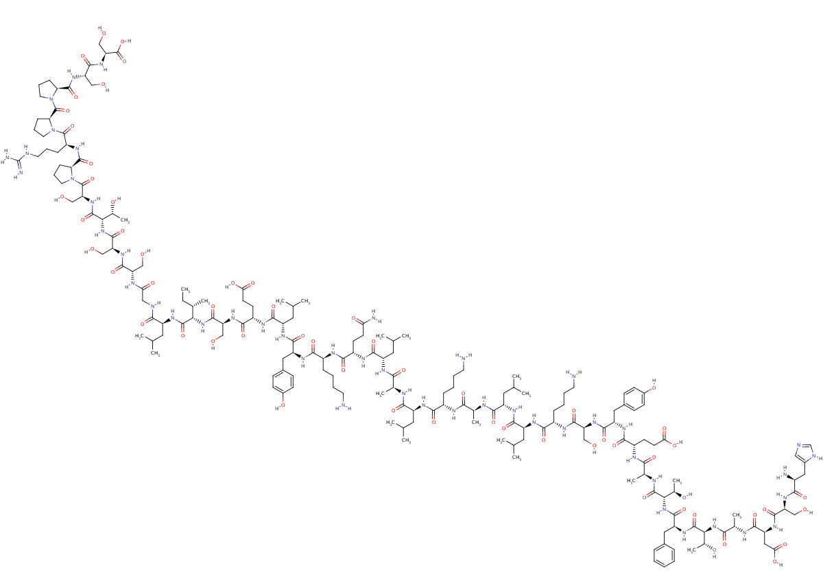 毒蜥肽 I結(jié)構(gòu)式_93438-37-0結(jié)構(gòu)式