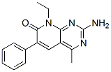 2-氨基-8-乙基-4-甲基-6-苯基吡啶并[2,3-d]嘧啶-7(8H)-酮結(jié)構(gòu)式_934494-73-2結(jié)構(gòu)式