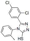 5-(2,4-Dichlorophenyl)-4-(2-methylphenyl)-4h-1,2,4-triazole-3-thiolStructure,93677-85-1Structure 5-(2,4-Dichlorophenyl)-4-(2-methylphenyl)-4h-1,2,4-triazole-3-thiol Structure,93677-85-1Structure