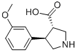 (3S,4R)-4-(3-methoxyphenyl)pyrrolidine-3-carboxylic acidStructure,937692-64-3Structure (3S,4R)-4-(3-methoxyphenyl)pyrrolidine-3-carboxylic acid Structure,937692-64-3Structure