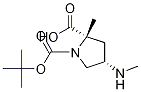 (2S,4s)-1-tert-butyl 2-methyl 4-(methylamino) pyrrolidine-1,2-dicarboxylateStructure,937799-61-6Structure (2S,4s)-1-tert-butyl 2-methyl 4-(methylamino) pyrrolidine-1,2-dicarboxylate Structure,937799-61-6Structure