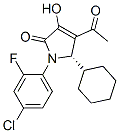 (5S)-4-乙酰基-1-(4-氯-2-氟苯基)-5-環(huán)己基-1,5-二氫-3-羥基-2H-吡咯-2-酮結(jié)構(gòu)式_942222-78-8結(jié)構(gòu)式