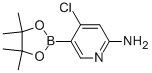2-Amino-4-chloro pyridine-5-boronic acid pinacol esterStructure,944401-60-9Structure 2-Amino-4-chloro pyridine-5-boronic acid pinacol ester Structure,944401-60-9Structure