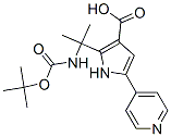  2-[1-[[(1,1-二甲基乙氧基)羰基]氨基]-1-甲基乙基]-5-(4-吡啶)-1H-吡咯-3-羧酸結(jié)構(gòu)式_947327-48-2結(jié)構(gòu)式