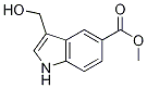 1H-indole-5-carboxylic acid, 3-(hydroxymethyl)-, methyl esterStructure,947412-98-8Structure 1H-indole-5-carboxylic acid, 3-(hydroxymethyl)-, methyl ester Structure,947412-98-8Structure