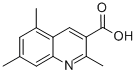2,5,7-Trimethylquinoline-3-carboxylic acidStructure,948290-95-7Structure 2,5,7-Trimethylquinoline-3-carboxylic acid Structure,948290-95-7Structure
