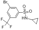 N-cyclopropyl-3-bromo-5-trifluoromethylbenzenesulfonamide Structure,951884-61-0Structure