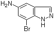 7-Bromo-1h-indazol-5-amineStructure,953411-10-4Structure 7-Bromo-1h-indazol-5-amine Structure,953411-10-4Structure