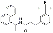 N-(1-(naphthalen-1-yl)ethyl)-3-(3-(trifluoromethyl)phenyl)propanamideStructure,955371-05-8Structure N-(1-(naphthalen-1-yl)ethyl)-3-(3-(trifluoromethyl)phenyl)propanamide Structure,955371-05-8Structure