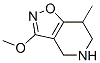 (9ci)-4,5,6,7-四氫-3-甲氧基-7-甲基-異噁唑并[4,5-c]吡啶結(jié)構(gòu)式_95578-98-6結(jié)構(gòu)式