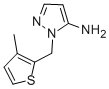 2-(3-Methyl-thiophen-2-ylmethyl)-2H-pyrazol-3-ylamineStructure,956387-06-7Structure 2-(3-Methyl-thiophen-2-ylmethyl)-2H-pyrazol-3-ylamine Structure,956387-06-7Structure