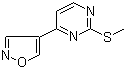 4-(Isoxazol-4-yl)-2-(methylthio)pyrimidineStructure,956721-96-3Structure 4-(Isoxazol-4-yl)-2-(methylthio)pyrimidine Structure,956721-96-3Structure