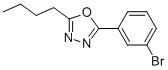 2-(3-Bromophenyl)-5-butyl-1,3,4-oxadiazoleStructure,957065-94-0Structure 2-(3-Bromophenyl)-5-butyl-1,3,4-oxadiazole Structure,957065-94-0Structure