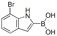 Boronic acid, B-(7-bromo-1H-indol-2-yl)-Structure,957120-89-7Structure Boronic acid, B-(7-bromo-1H-indol-2-yl)- Structure,957120-89-7Structure