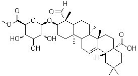 絲石竹皂苷元3-O-B-D葡萄糖醛酸甲酯結構式_96553-02-5結構式