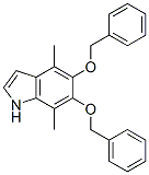 5,6-Bis-benzyloxy-4,7-dimethylindoleStructure,97073-53-5Structure 5,6-Bis-benzyloxy-4,7-dimethylindole Structure,97073-53-5Structure