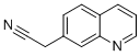 2-(喹啉-7-基)乙腈結(jié)構(gòu)式_97850-36-7結(jié)構(gòu)式