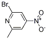 2-Bromo-6-methyl-4-nitropyridine Structure,97944-46-2Structure