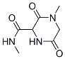 (6ci)-n,4-二甲基-3,6-二氧代-2-哌嗪羧酰胺結構式_98432-59-8結構式