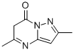 2,5-Dimethylpyrazolo(1,5-a)pyrimidin-7-oneStructure,98488-10-9Structure 2,5-Dimethylpyrazolo(1,5-a)pyrimidin-7-one Structure,98488-10-9Structure