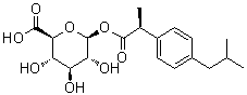 Dexibuprofen-acyl-β-d-glucuronideStructure,98649-76-4Structure Dexibuprofen-acyl-β-d-glucuronide Structure,98649-76-4Structure