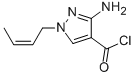 1H-pyrazole-4-carbonyl chloride, 3-amino-1-(2-butenyl)-(9ci)Structure,99007-18-8Structure 1H-pyrazole-4-carbonyl chloride, 3-amino-1-(2-butenyl)-(9ci) Structure,99007-18-8Structure
