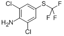2,6-Dichloro-4-trifluoromethylsulfanyl-phenylamineStructure,99479-65-9Structure 2,6-Dichloro-4-trifluoromethylsulfanyl-phenylamine Structure,99479-65-9Structure
