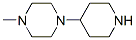 1-(1-Methylpiperidin-4-yl)piperazineStructure,99726-99-5Structure 1-(1-Methylpiperidin-4-yl)piperazine Structure,99726-99-5Structure