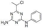 6-(1-氯乙基)-n-苯基-1,3,5-三嗪-2,4-二胺結(jié)構(gòu)式_99860-35-2結(jié)構(gòu)式
