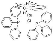 Chloro-(indenyl)bis(triphenylphosphine)ruthenium(II)(Dichloromethane Adduct) Structure,99897-61-7Structure