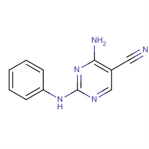 5-Pyrimidinecarbonitrile, 4-amino-2-(phenylamino)-Structure,99973-42-9Structure 5-Pyrimidinecarbonitrile, 4-amino-2-(phenylamino)- Structure,99973-42-9Structure
