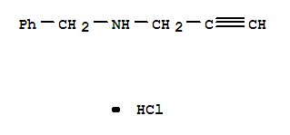 Benzenemethanamine,n-2-propyn-1-yl-, hydrochloride (1:1)Structure,1007-53-0Structure Benzenemethanamine,n-2-propyn-1-yl-, hydrochloride (1:1) Structure,1007-53-0Structure