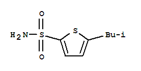 2-Thiophenesulfonamide, 5-(2-methylpropyl)-Structure,113411-25-9Structure 2-Thiophenesulfonamide, 5-(2-methylpropyl)- Structure,113411-25-9Structure