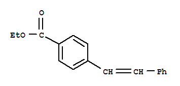 Benzoic acid,4-(2-phenylethenyl)-, ethyl esterStructure,1152-30-3Structure Benzoic acid,4-(2-phenylethenyl)-, ethyl ester Structure,1152-30-3Structure