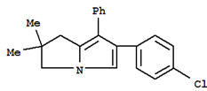 6-(4-Chlorophenyl)-2,3-dihydro-2,2-dimethyl-7-phenyl-1h-pyrrolizineStructure,133111-56-5Structure 6-(4-Chlorophenyl)-2,3-dihydro-2,2-dimethyl-7-phenyl-1h-pyrrolizine Structure,133111-56-5Structure