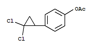 4-(2,2-Dichlorocyclopropyl)phenylacetateStructure,144900-34-5Structure 4-(2,2-Dichlorocyclopropyl)phenylacetate Structure,144900-34-5Structure
