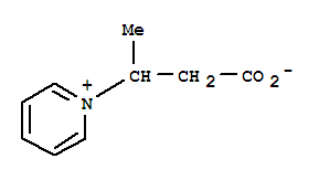 (9ci)-1-(2-羧基-1-甲基乙基)-吡啶(鹽)結(jié)構(gòu)式_200266-84-8結(jié)構(gòu)式