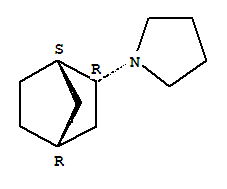 endo-(9ci)-1-雙環(huán)[2.2.1]庚-2-基-吡咯烷結(jié)構(gòu)式_20238-40-8結(jié)構(gòu)式