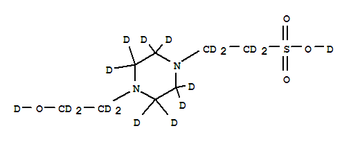 N-2-hydroxyethylpiperazine-n’-ethanesulfonic acid-d18Structure,203805-87-2Structure N-2-hydroxyethylpiperazine-n’-ethanesulfonic acid-d18 Structure,203805-87-2Structure