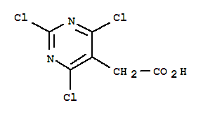 2,4,6-Trichloro-5-(2-acetic acid) pyrimidineStructure,20401-33-6Structure 2,4,6-Trichloro-5-(2-acetic acid) pyrimidine Structure,20401-33-6Structure