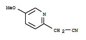 (9ci)-5-甲氧基-2-吡啶乙腈結(jié)構(gòu)式_204067-34-5結(jié)構(gòu)式