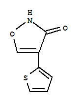 (9ci)-4-(2-噻吩)-3(2H)-異噁唑酮結(jié)構(gòu)式_204510-26-9結(jié)構(gòu)式