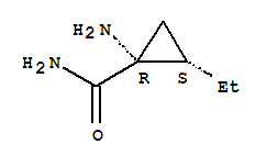 (1r-順式)-(9ci)-1-氨基-2-乙基-環(huán)丙烷羧酰胺結(jié)構(gòu)式_204974-15-2結(jié)構(gòu)式