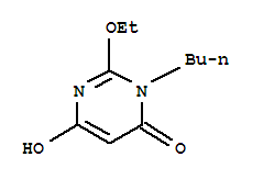 (9ci)-3-丁基-2-乙氧基-6-羥基-4(3H)-嘧啶酮結(jié)構(gòu)式_205440-30-8結(jié)構(gòu)式