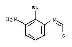 5-Benzothiazolamine,4-ethyl-(9ci)Structure,208458-51-9Structure 5-Benzothiazolamine,4-ethyl-(9ci) Structure,208458-51-9Structure