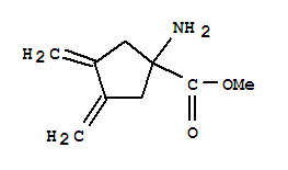 (9ci)-1-氨基-3,4-雙(亞甲基)-環(huán)戊烷羧酸甲酯結(jié)構(gòu)式_208510-14-9結(jié)構(gòu)式