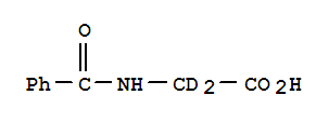 馬尿酸-D2氘代結(jié)構(gòu)式_208928-78-3結(jié)構(gòu)式