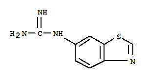 Guanidine, 6-benzothiazolyl-(9ci)Structure,209741-11-7Structure Guanidine, 6-benzothiazolyl-(9ci) Structure,209741-11-7Structure