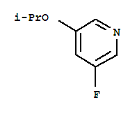 (9CI)-3-氟-5-(1-甲基乙氧基)-吡啶結構式_213766-03-1結構式